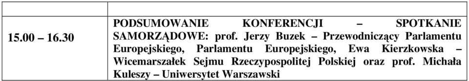 Jerzy Buzek Przewodniczący Parlamentu Europejskiego, Parlamentu