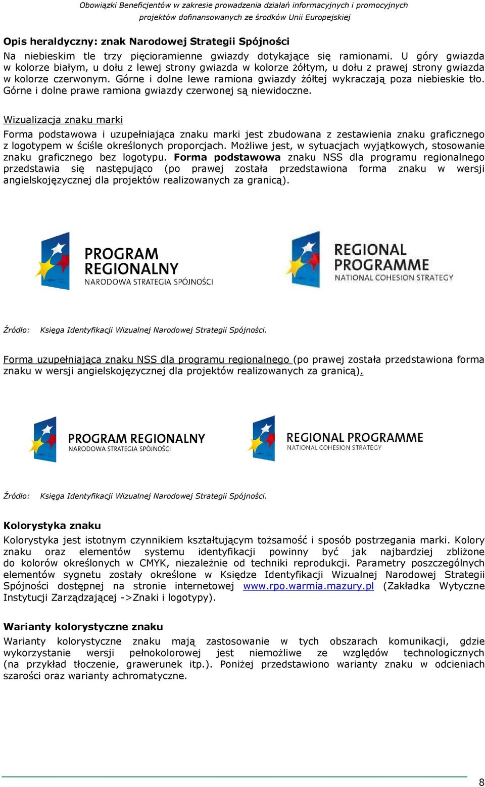 Górne i dolne lewe ramiona gwiazdy Ŝółtej wykraczają poza niebieskie tło. Górne i dolne prawe ramiona gwiazdy czerwonej są niewidoczne.