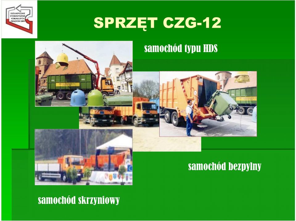 SPRZĘT CZG-12 samochód typu HDS