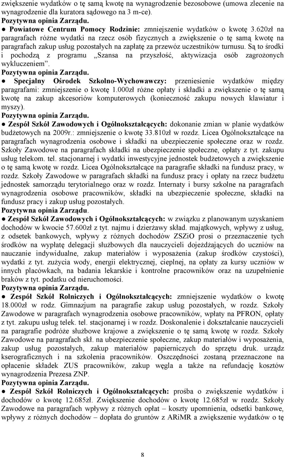 Są to środki i pochodzą z programu Szansa na przyszłość, aktywizacja osób zagrożonych wykluczeniem.