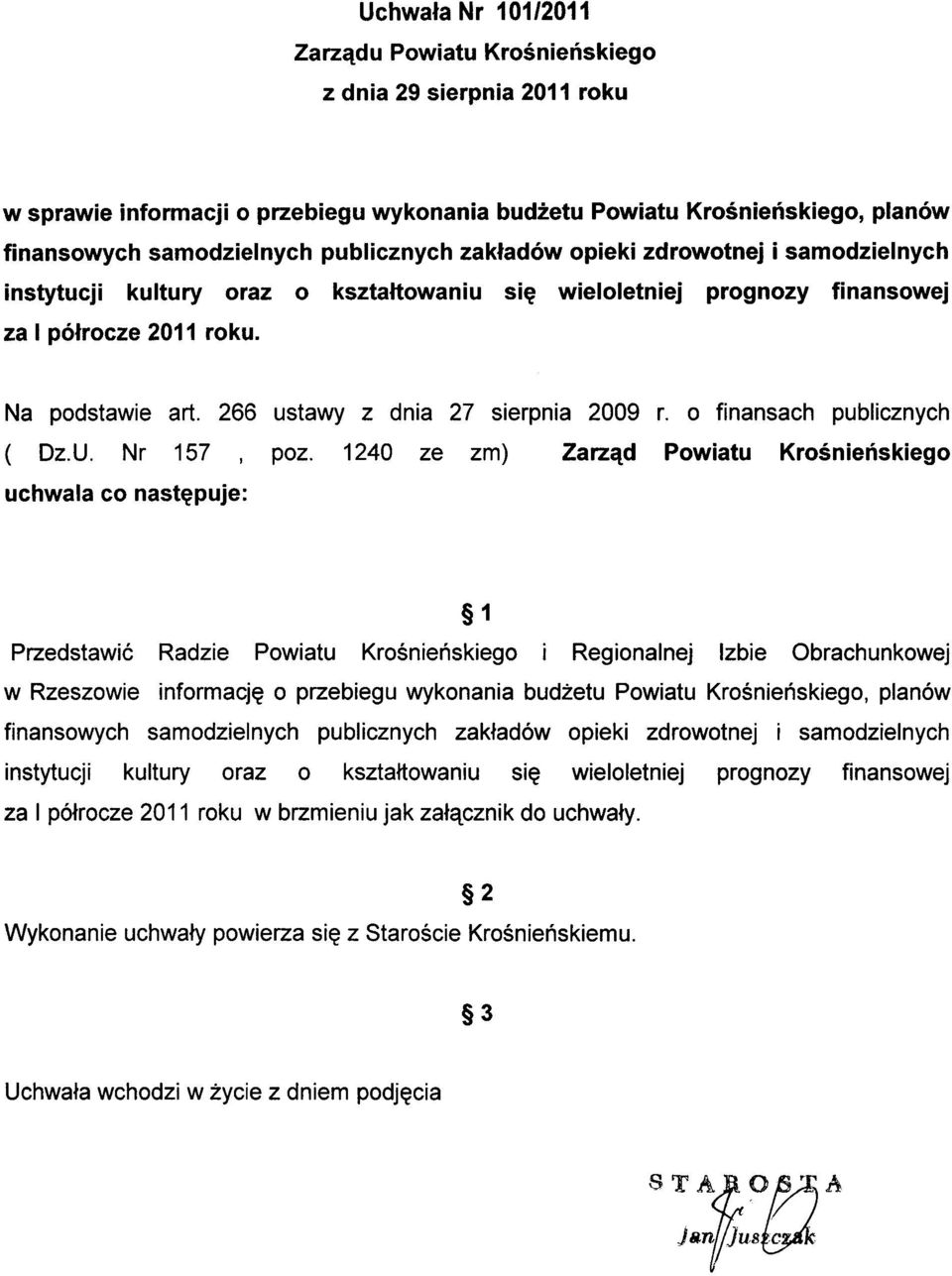 o finansach publicznych ( Dz.U. Nr 157 poz.