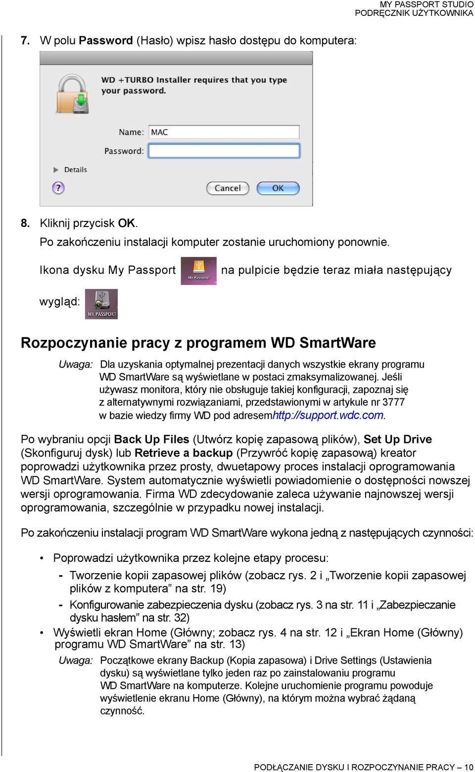 SmartWare są wyświetlane w postaci zmaksymalizowanej.