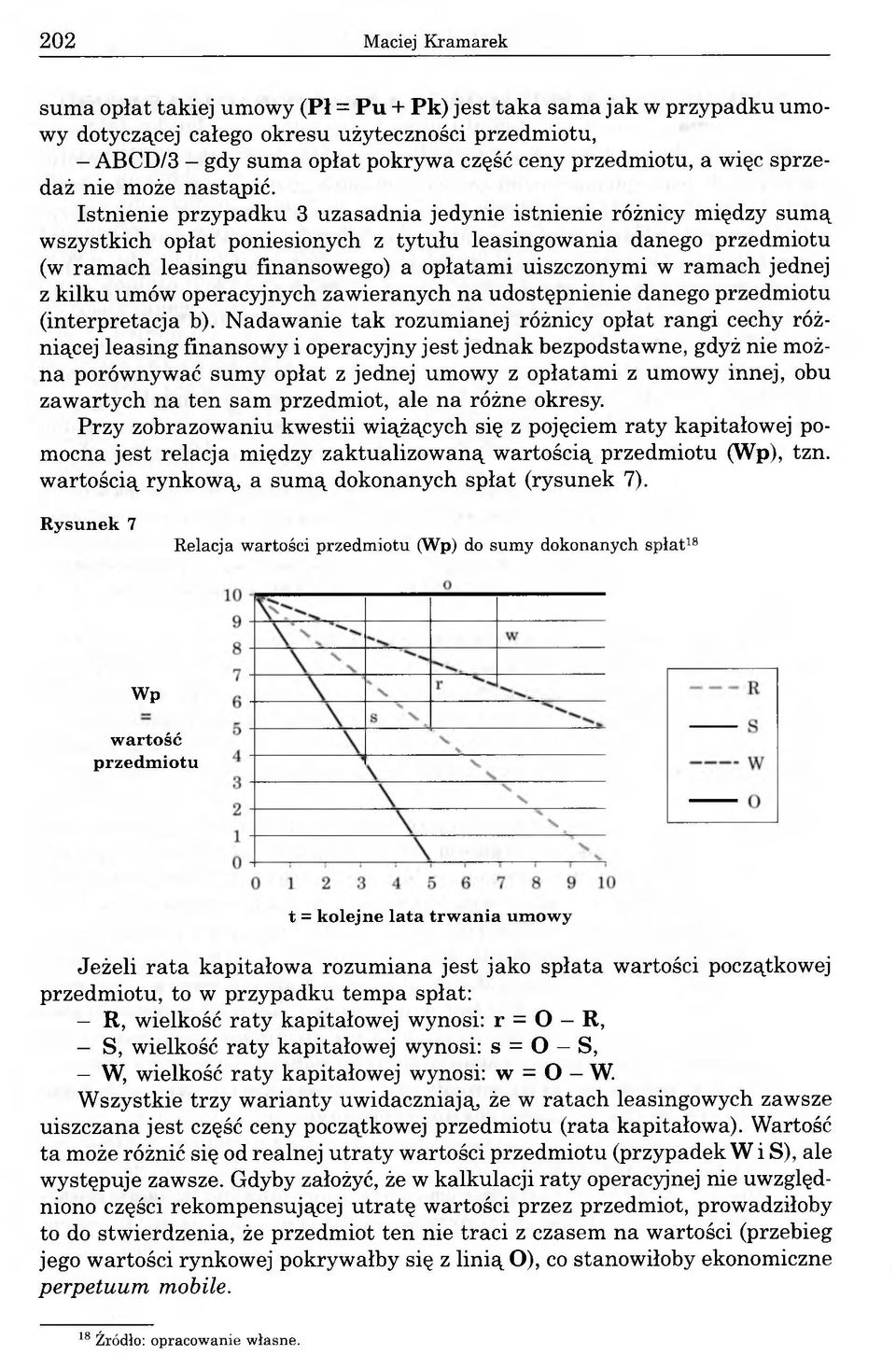 Istnienie przypadku 3 uzasadnia jedynie istnienie różnicy między sumą wszystkich opłat poniesionych z tytułu leasingowania danego przedmiotu (w ramach leasingu finansowego) a opłatami uiszczonymi w