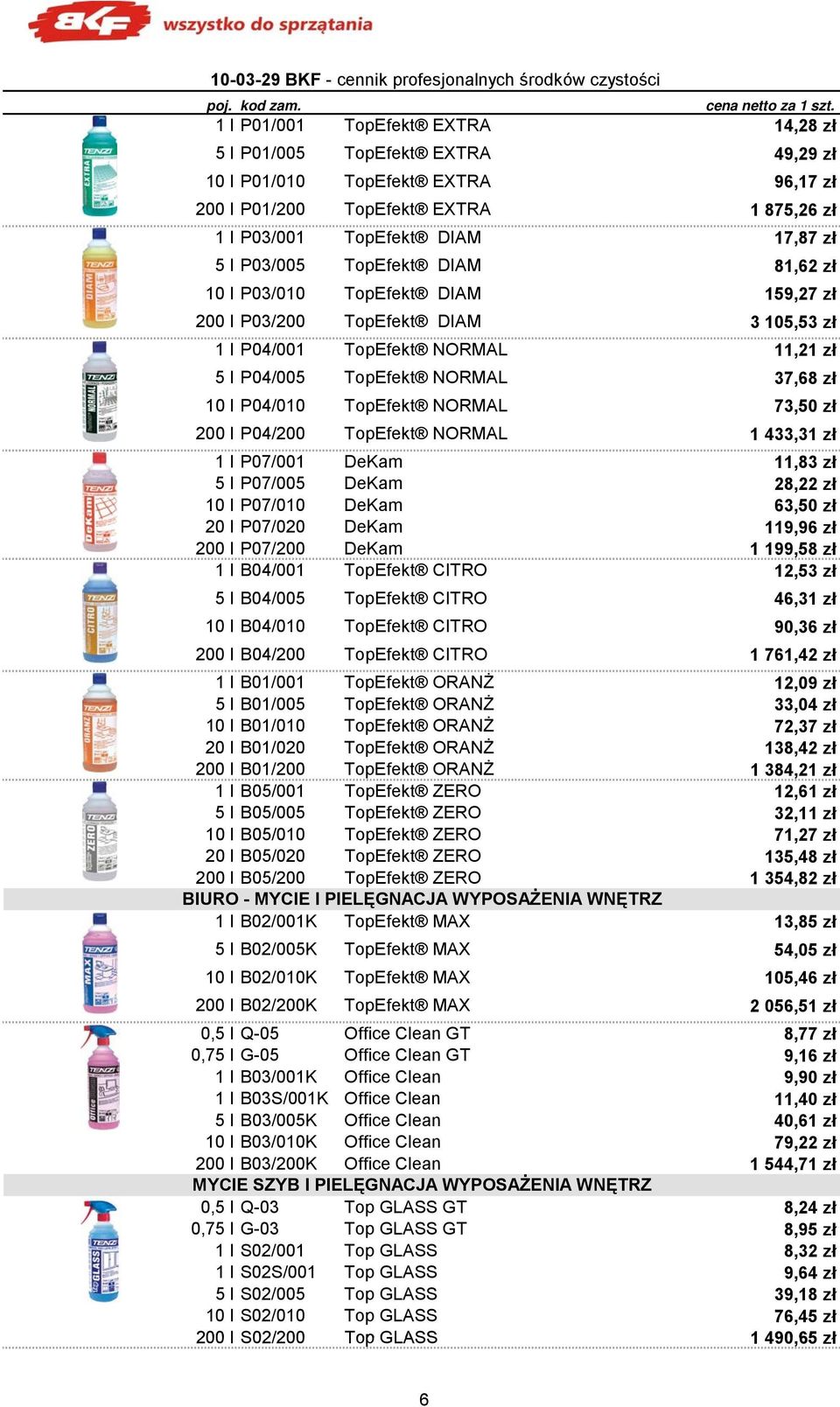 TopEfekt DIAM 81,62 zł 10 l P03/010 TopEfekt DIAM 159,27 zł 200 l P03/200 TopEfekt DIAM 3 105,53 zł 1 l P04/001 TopEfekt NORMAL 11,21 zł 5 l P04/005 TopEfekt NORMAL 37,68 zł 10 l P04/010 TopEfekt