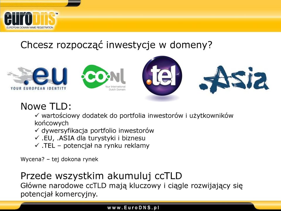dywersyfikacja portfolio inwestorów.eu,.asia dla turystyki i biznesu.