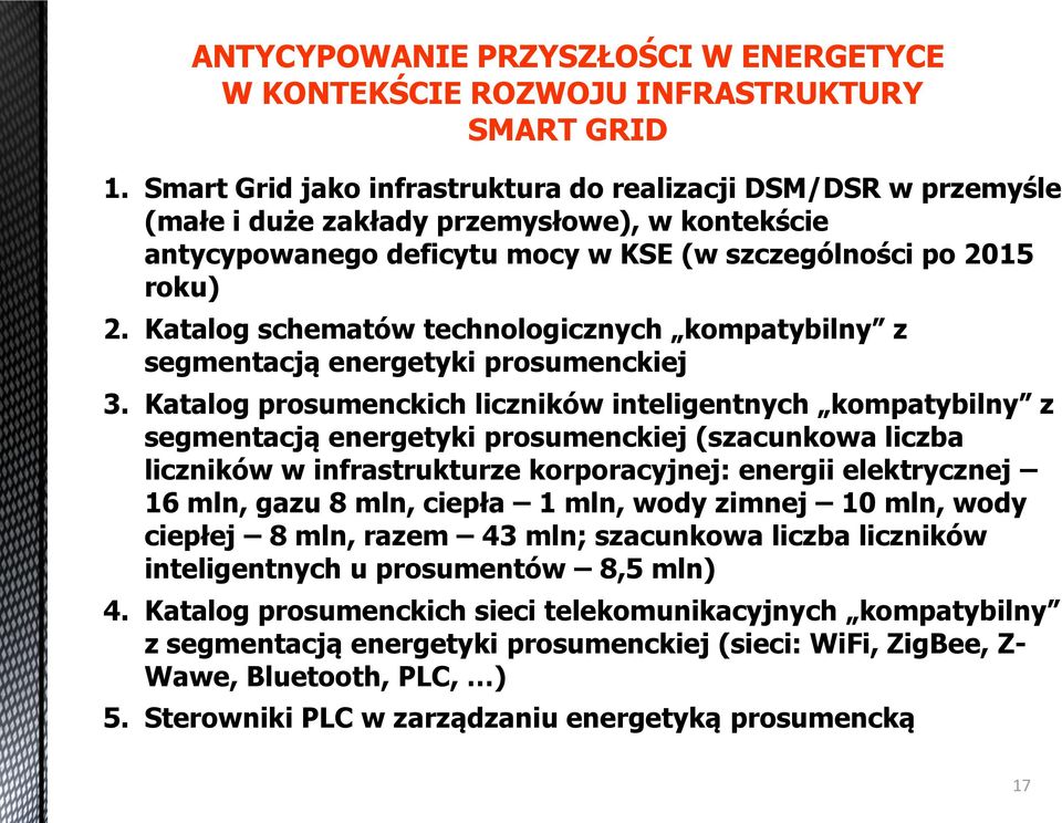 Katalog schematów technologicznych kompatybilny z segmentacją energetyki prosumenckiej 3.