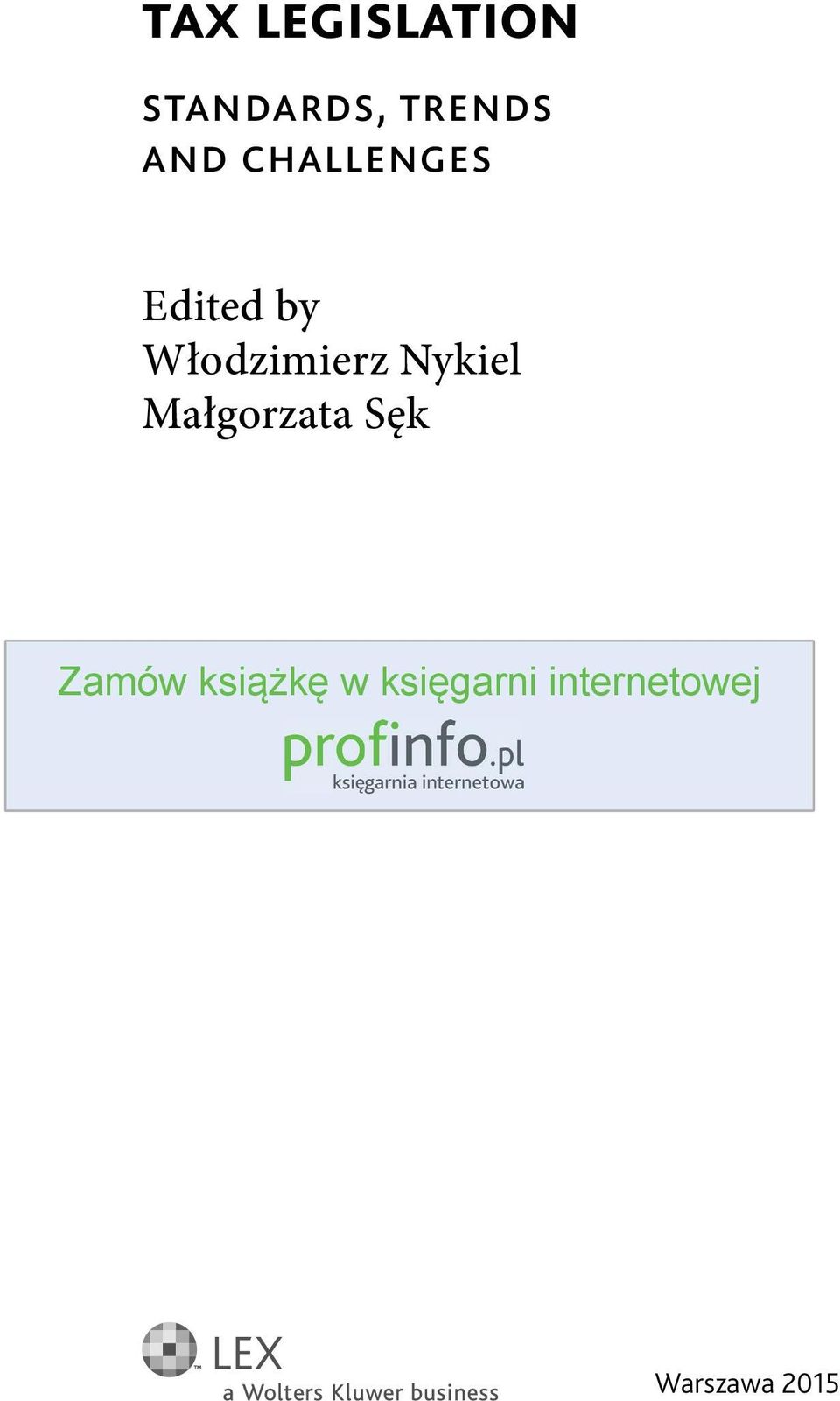 Nykiel Małgorzata Sęk Zamów książkę