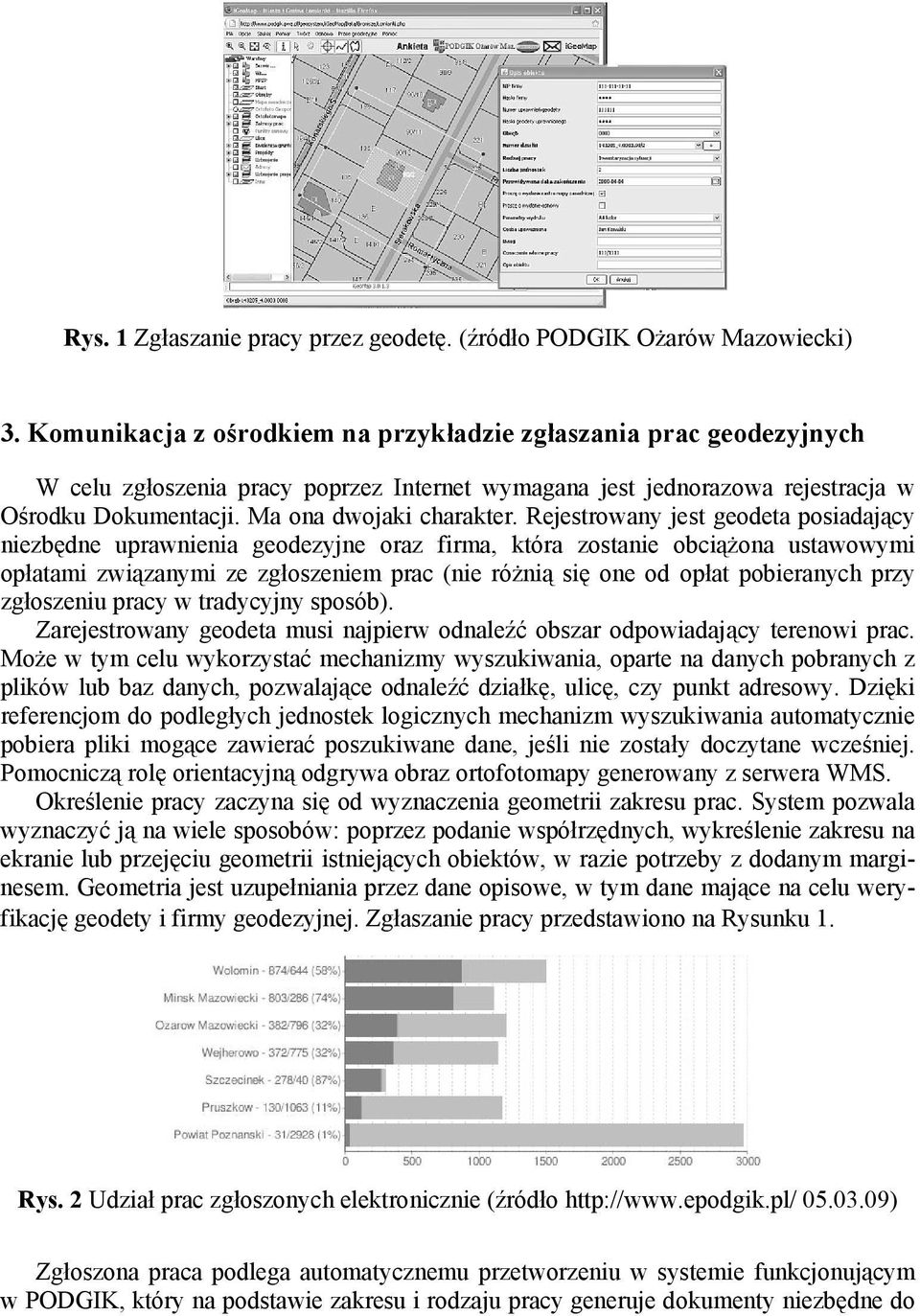 Rejestrowany jest geodeta posiadający niezbędne uprawnienia geodezyjne oraz firma, która zostanie obciążona ustawowymi opłatami związanymi ze zgłoszeniem prac (nie różnią się one od opłat pobieranych