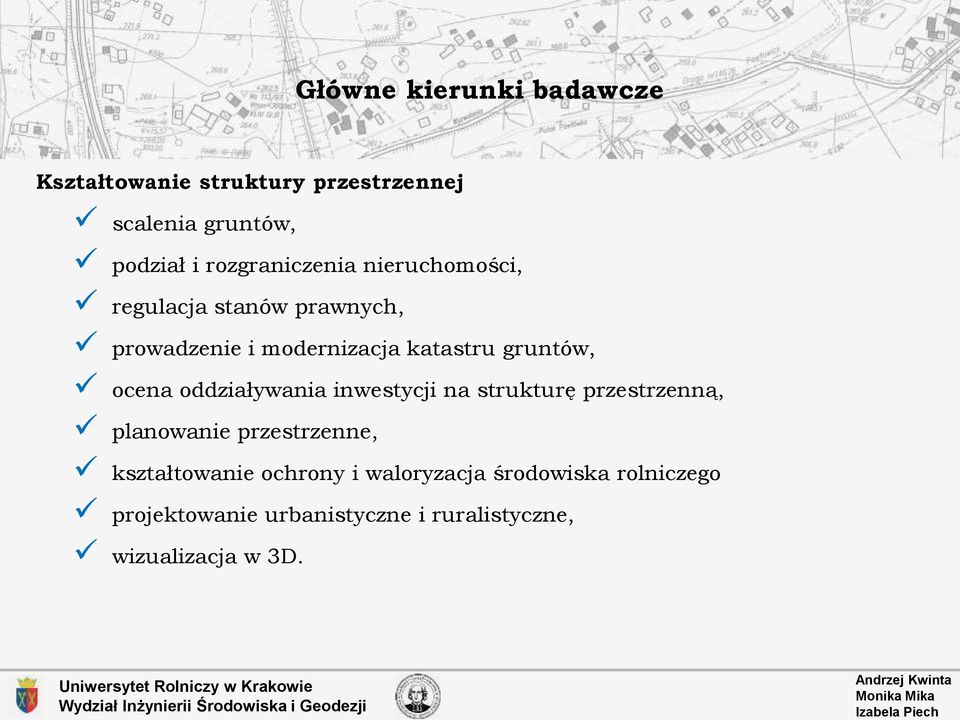 gruntów, ocena oddziaływania inwestycji na strukturę przestrzenną, planowanie przestrzenne,