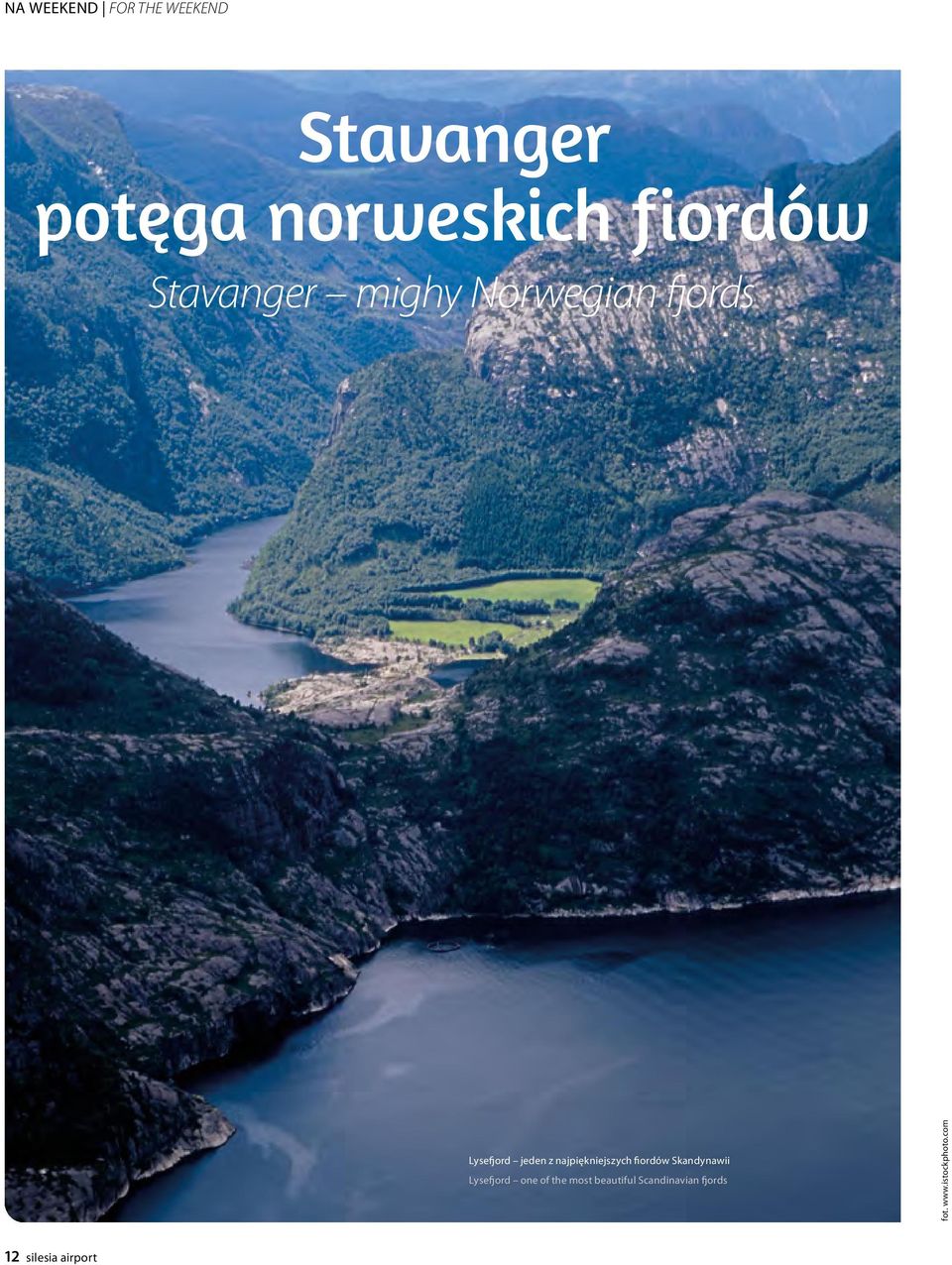 najpiękniejszych fiordów Skandynawii Lysefjord one of the most