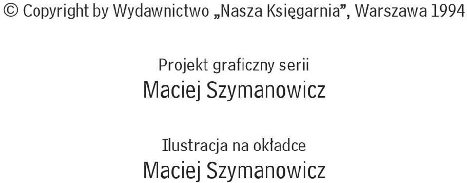 graficzny serii Maciej Szymanowicz