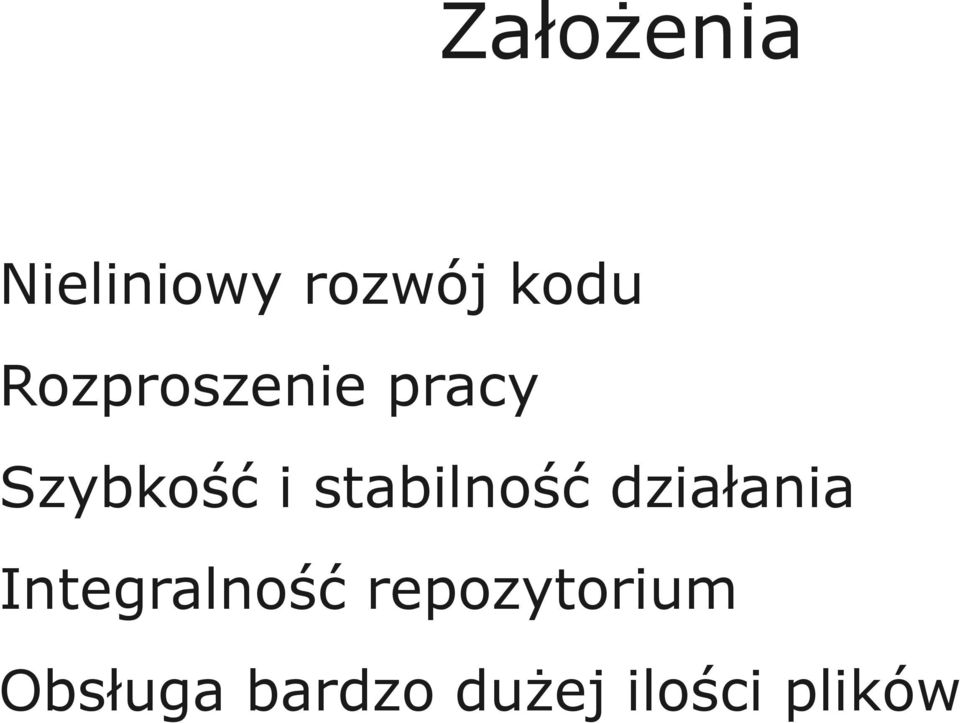 stabilność działania Integralność