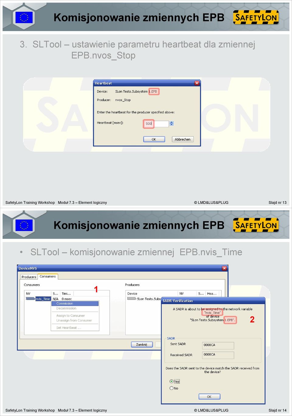 nvos_Stop SafetyLon Training Workshop Moduł 7.