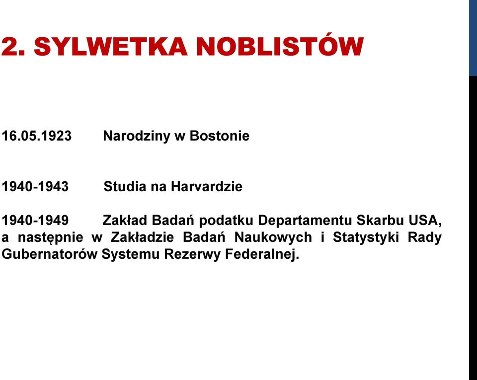 1940-1949 Zakład Badań podatku Departamentu Skarbu USA, a