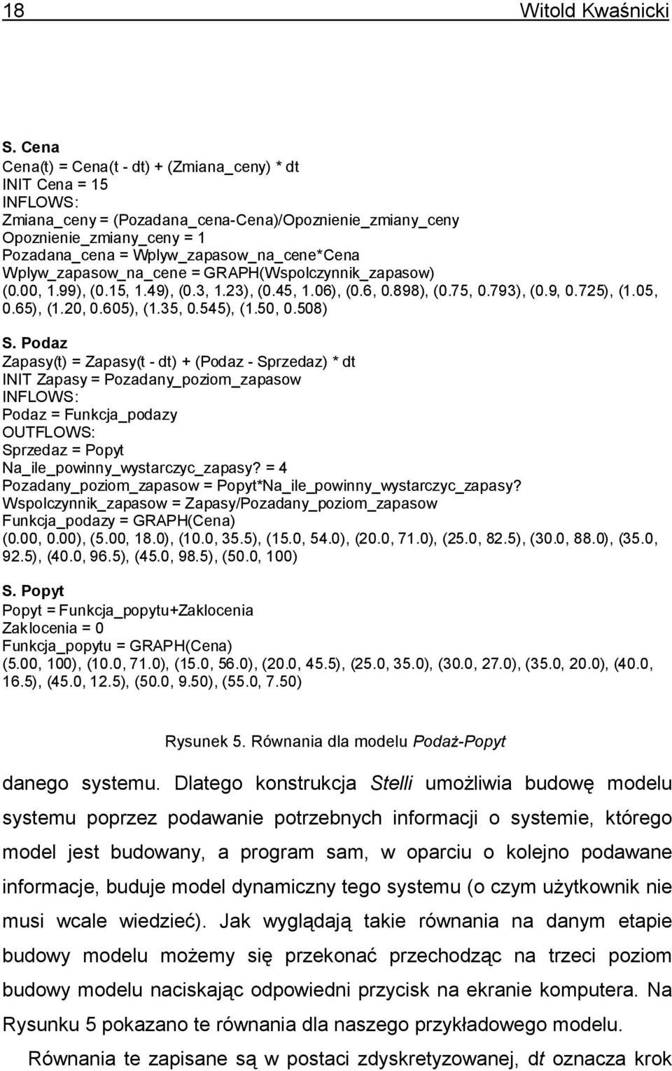 Wplyw_zapasow_na_cene*Cena Wplyw_zapasow_na_cene = GRAPH(Wspolczynnik_zapasow) (0.00, 1.99), (0.15, 1.49), (0.3, 1.23), (0.45, 1.06), (0.6, 0.898), (0.75, 0.793), (0.9, 0.725), (1.05, 0.65), (1.20, 0.