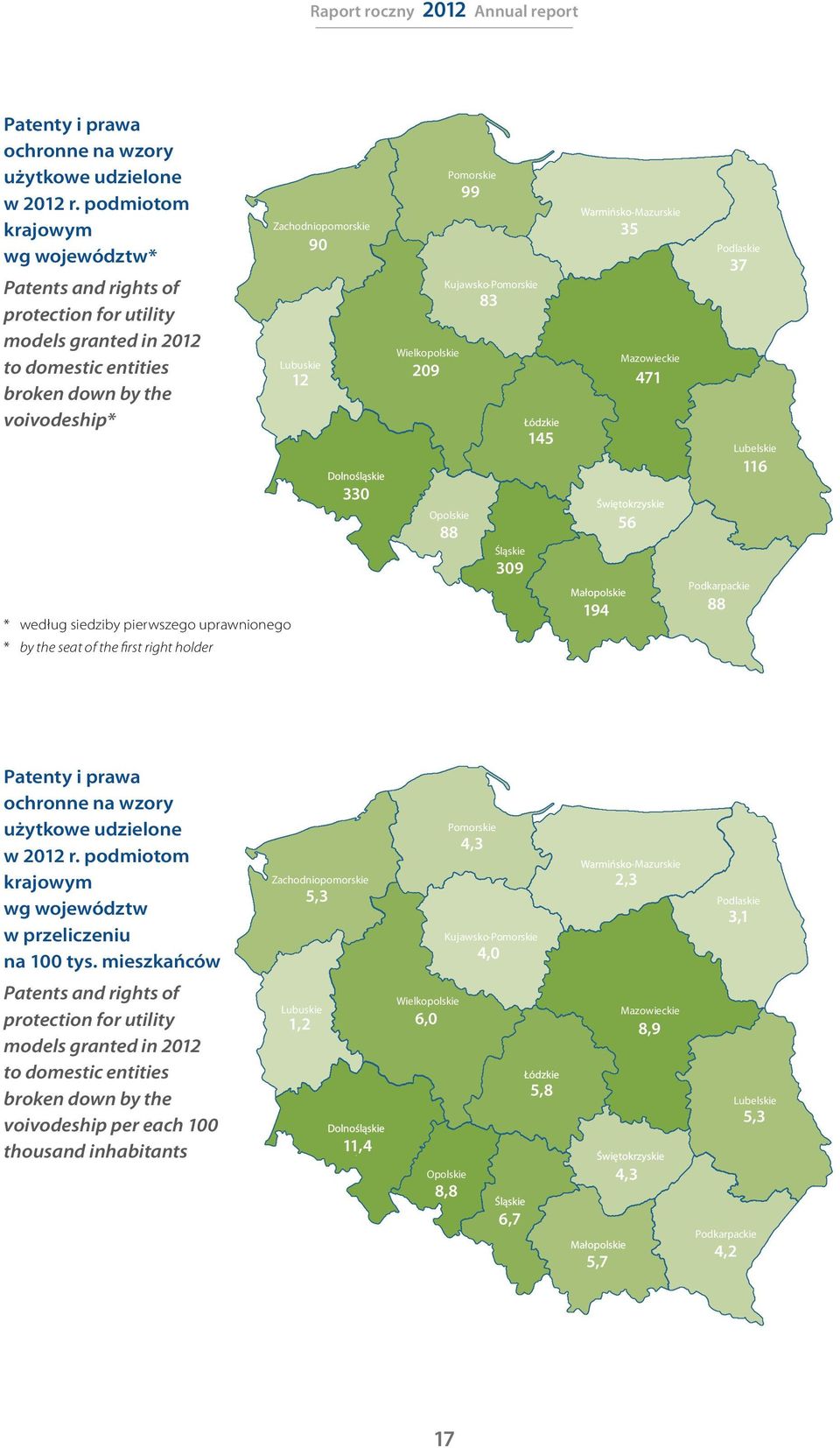 -Mazurskie 35 35 Zachodniopomorskie 90 90 Podlaskie 37 37 Kujawsko-Pomorskie 83 83 Wielkopolskie L Lubuskie 12 Mazowieckie 471 209 209 12 471 145 145 Lubelskie 116 116 330 330 Opolskie 56 56 88 88