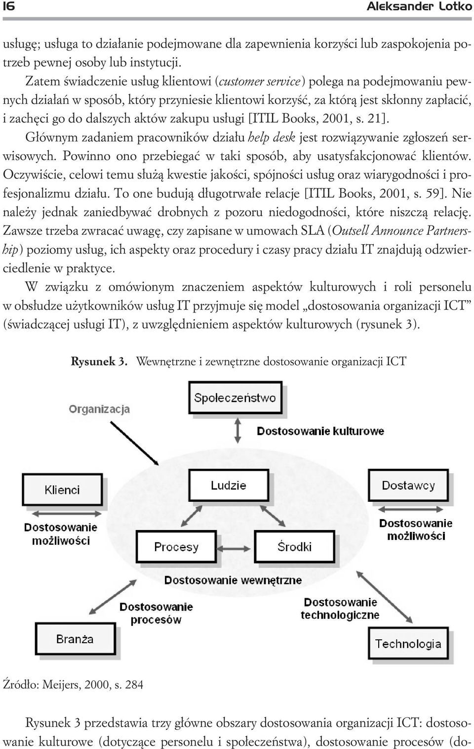 aktów zakupu us³ugi [ITIL Books, 2001, s. 21]. G³ównym zadaniem pracowników dzia³u help desk jest rozwi¹zywanie zg³oszeñ serwisowych.