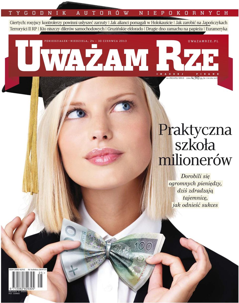 PONIEDZIAŁEK NIEDZIELA, 24 30 CZERWCA 2013 UWAZAMRZE.