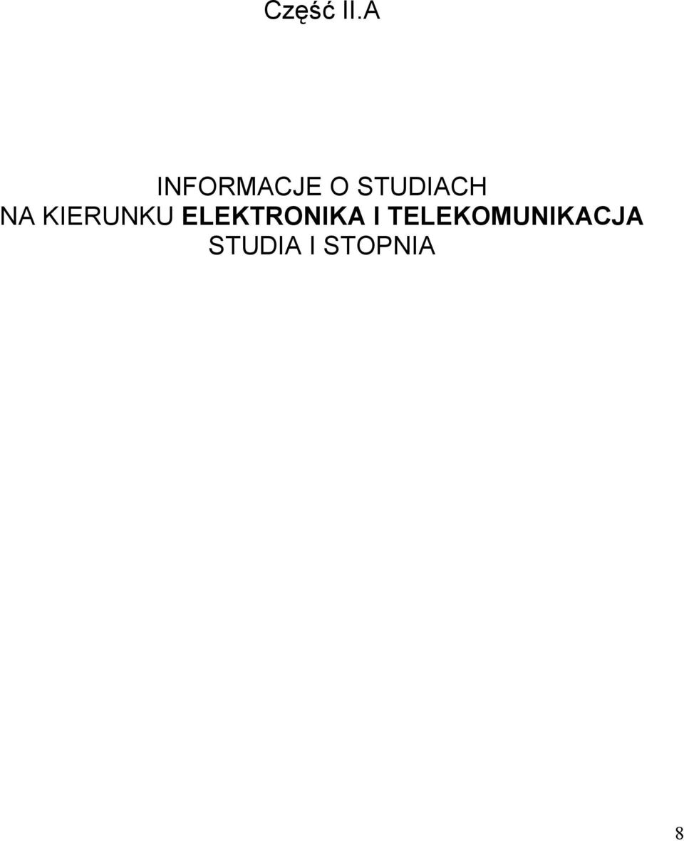 NA KIERUNKU ELEKTRONIKA