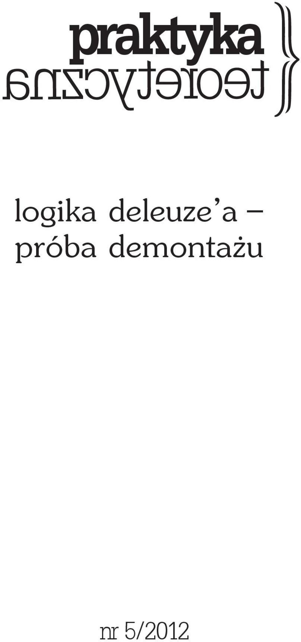 deleuze a