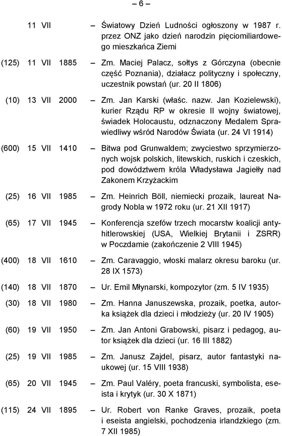 Jan Kozielewski), kurier Rządu RP w okresie II wojny światowej, świadek Holocaustu, odznaczony Medalem Sprawiedliwy wśród Narodów Świata (ur.