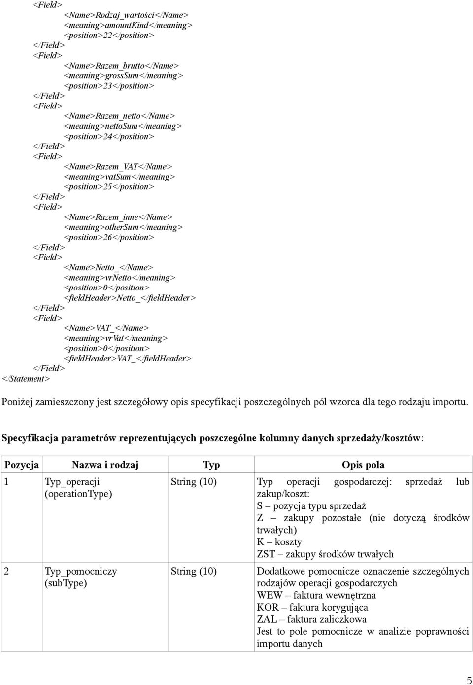 <position>26</position> <Name>Netto_</Name> <meaning>vrnetto</meaning> <position>0</position> <fieldheader>netto_</fieldheader> <Name>VAT_</Name> <meaning>vrvat</meaning> <position>0</position>