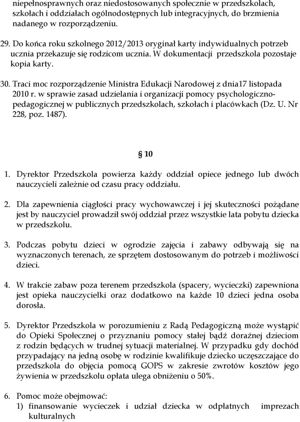 Traci moc rozporządzenie Ministra Edukacji Narodowej z dnia17 listopada 2010 r.