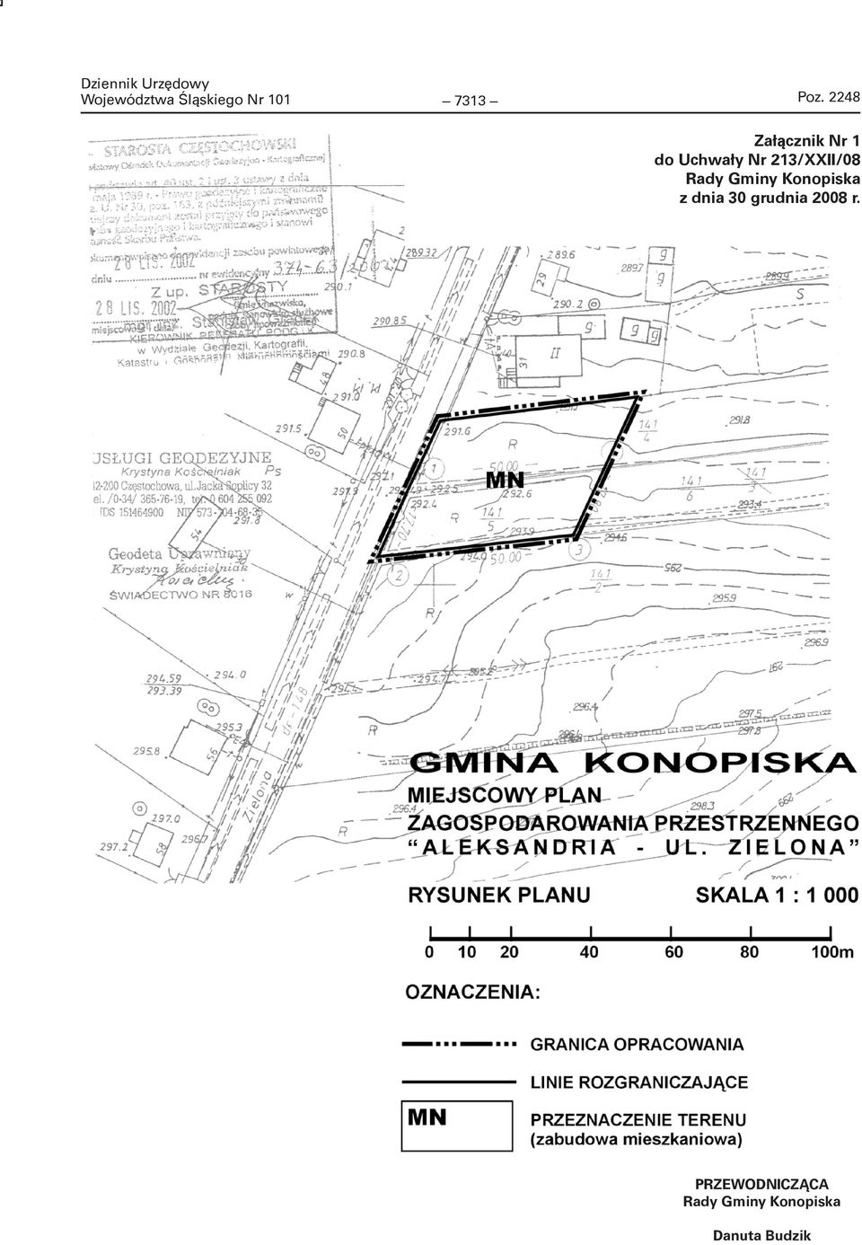 Uchwały Nr 213/XXII/08 z dnia 30