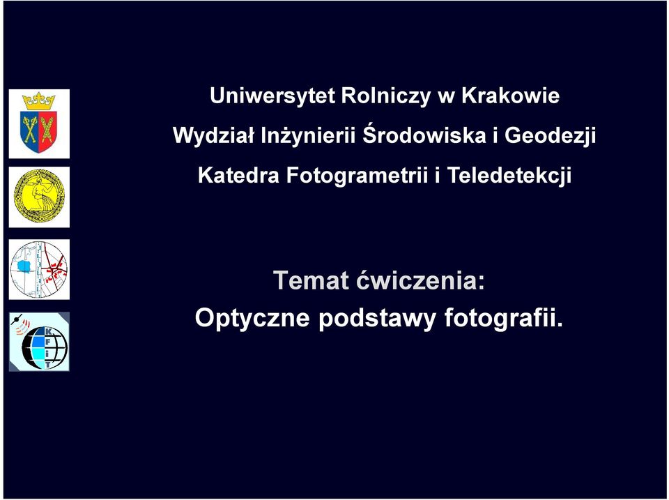 Katedra Fotogrametrii i