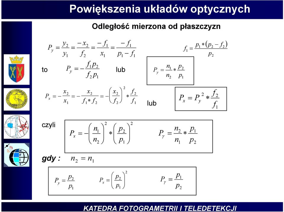 gd : Powiększeia układów