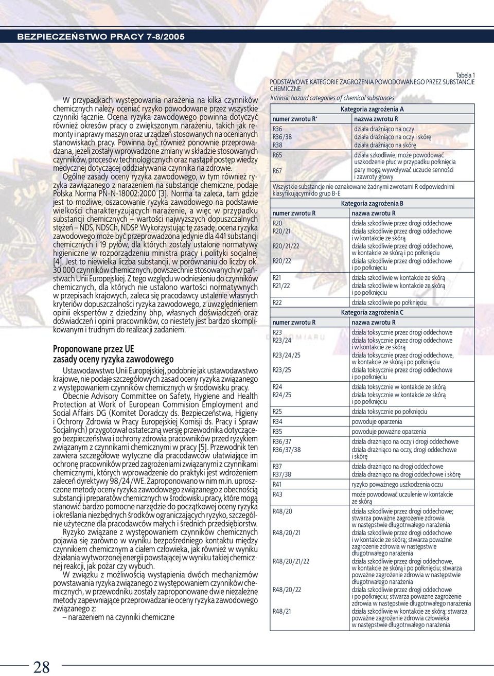 Powinna byæ równie ponownie przeprowadzana, je eli zosta³y wprowadzone zmiany w sk³adzie stosowanych czynników, procesów technologicznych oraz nast¹pi³ postêp wiedzy medycznej dotycz¹cej