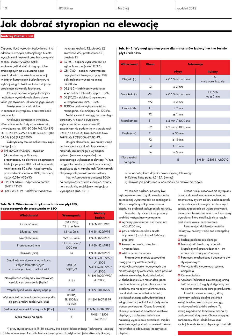 Jeśli dodać do tego problem zmieniających się ustawicznie norm oraz trudność z uzyskaniem informacji w dużych hurtowniach budowlanych, to wybór jakiegokolwiek materiału staje się problemem nawet dla