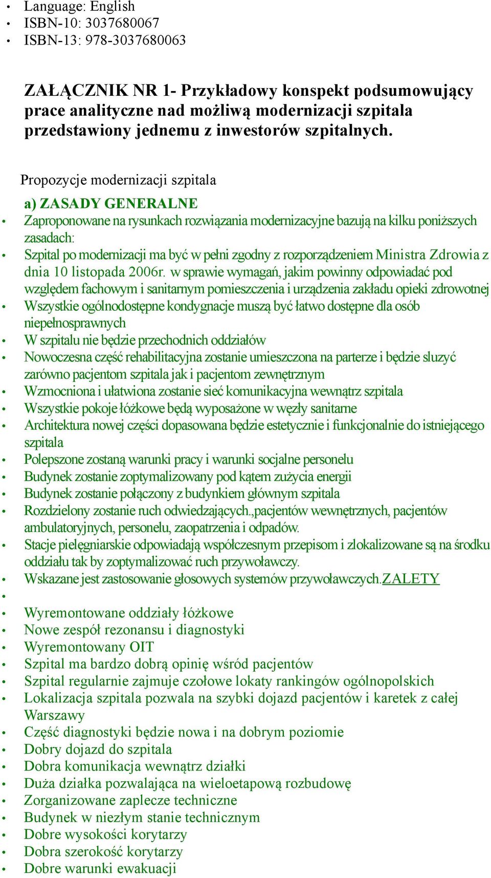 rozporządzeniem Ministra Zdrowia z dnia 10 listopada 2006r.