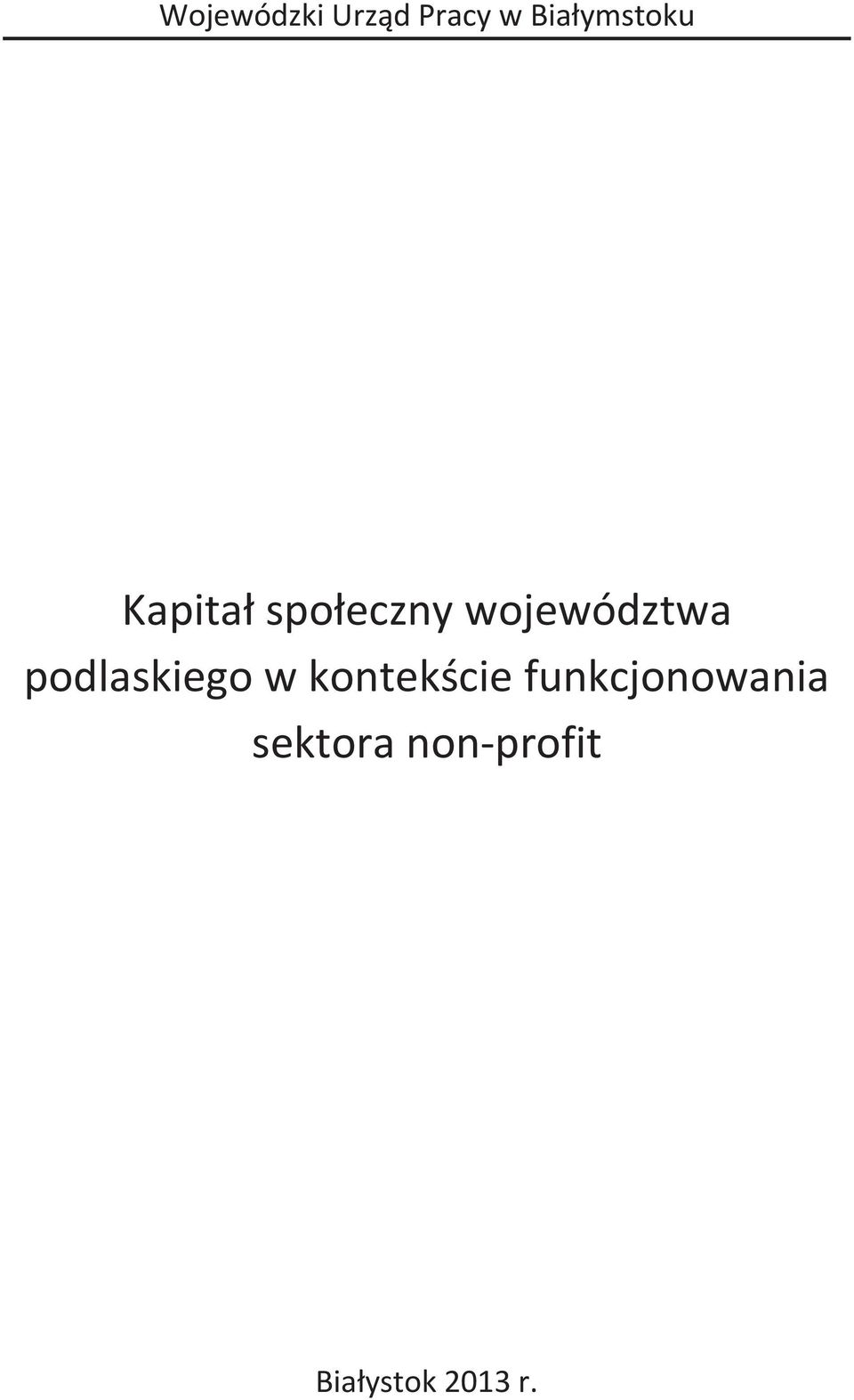 województwa podlaskiego w