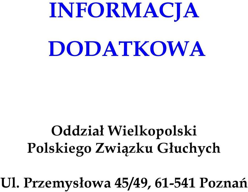 Polskiego Związku Głuchych