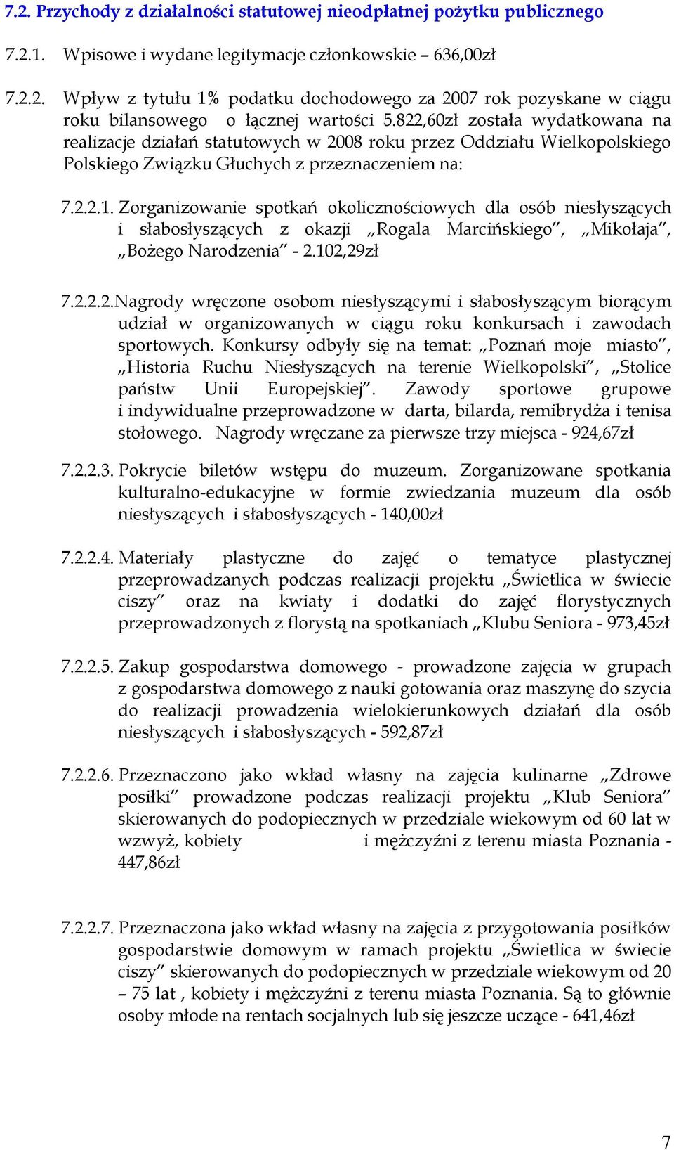 Zorganizowanie spotkań okolicznościowych dla osób niesłyszących i słabosłyszących z okazji Rogala Marcińskiego, Mikołaja, Bożego Narodzenia - 2.