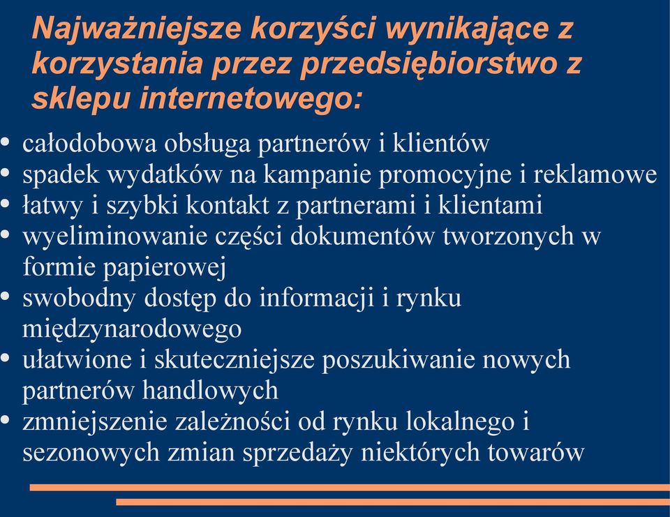 części dokumentów tworzonych w formie papierowej swobodny dostęp do informacji i rynku międzynarodowego ułatwione i