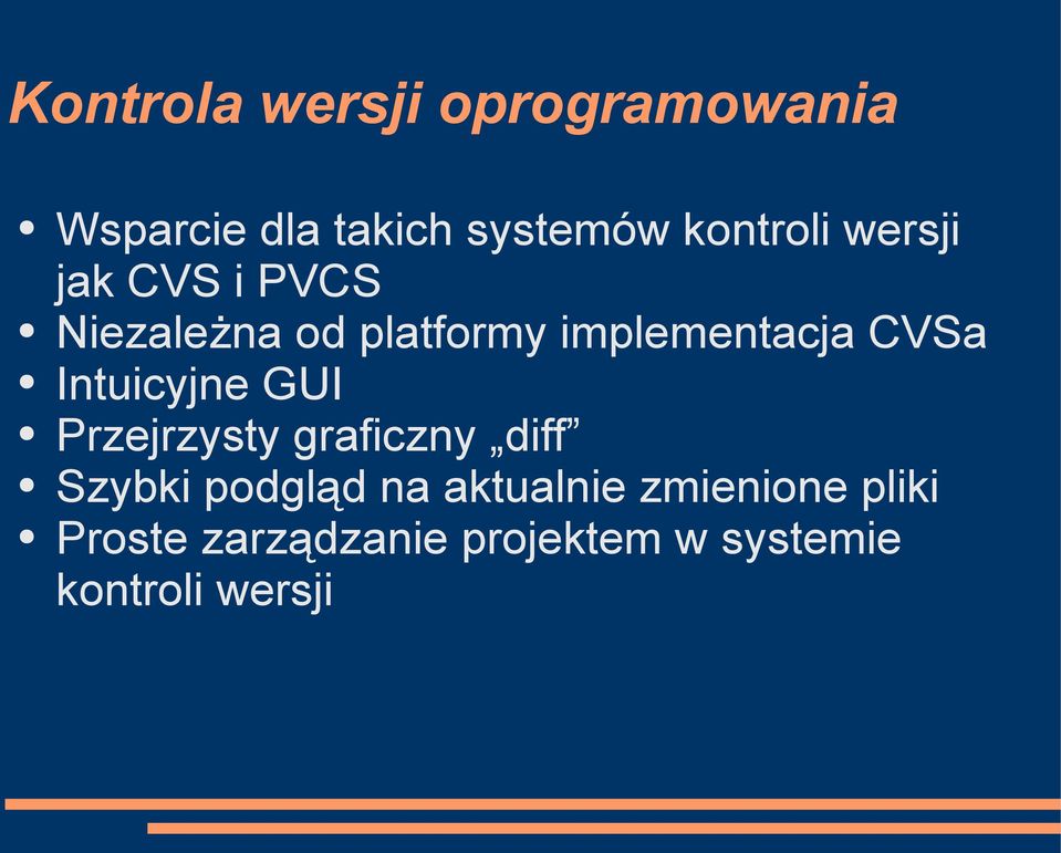 Intuicyjne GUI Przejrzysty graficzny diff Szybki podgląd na