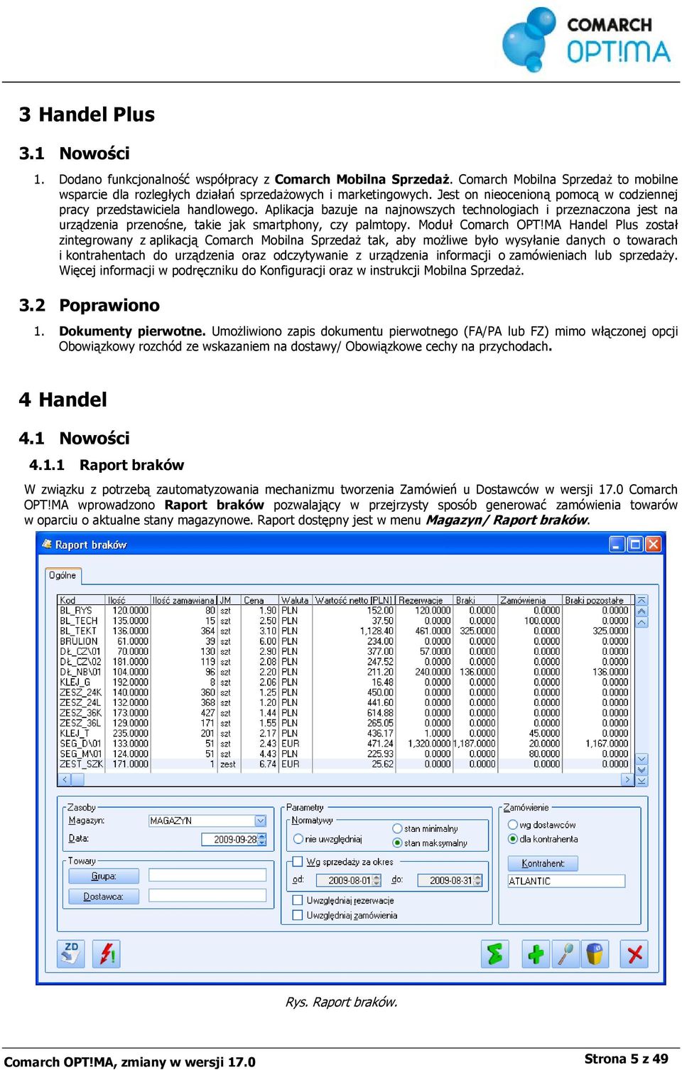 Moduł Comarch OPT!