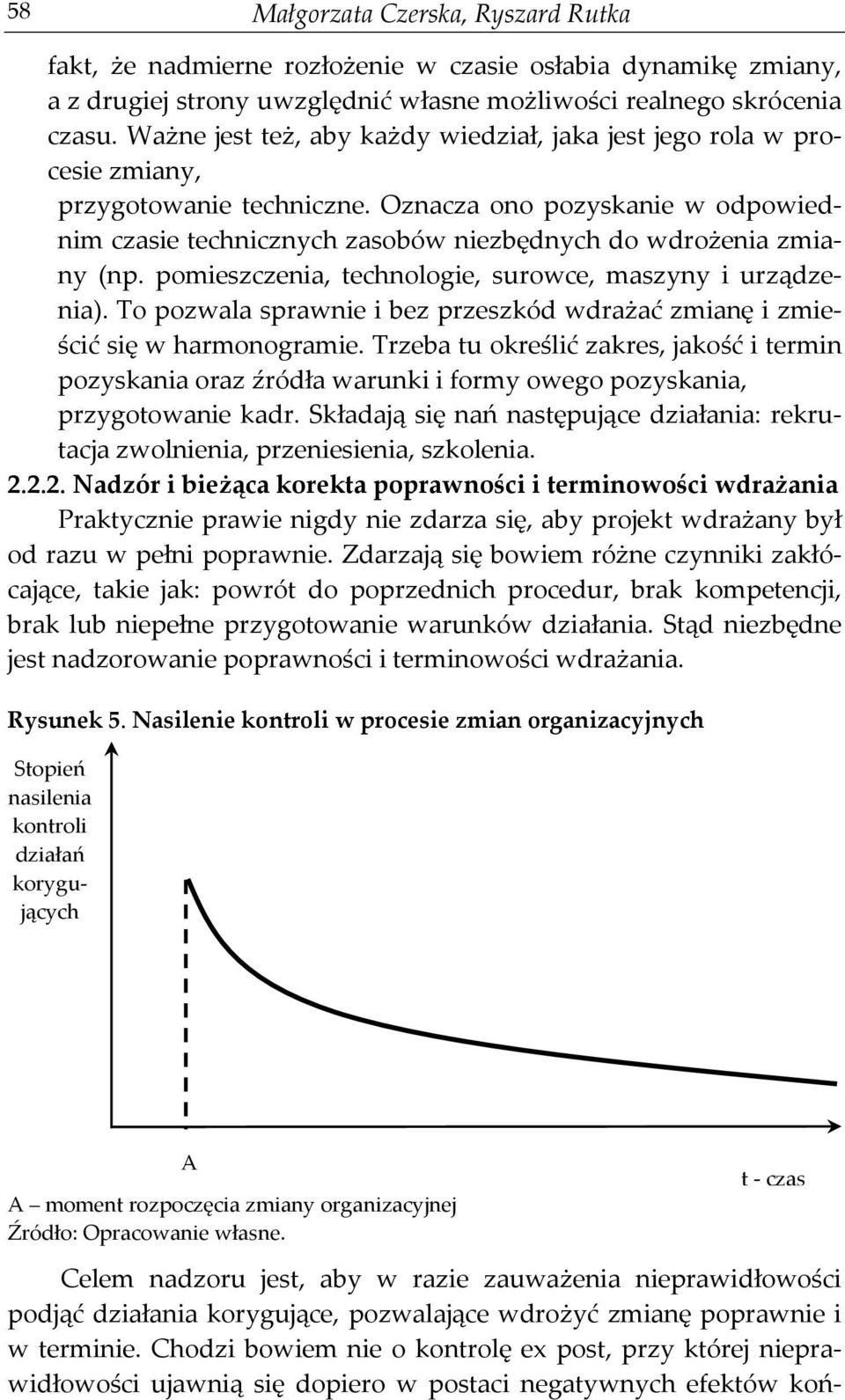 Oznacza ono pozyskanie w odpowiednim czasie technicznych zasobów niezbędnych do wdrożenia zmiany (np. pomieszczenia, technologie, surowce, maszyny i urządzenia).