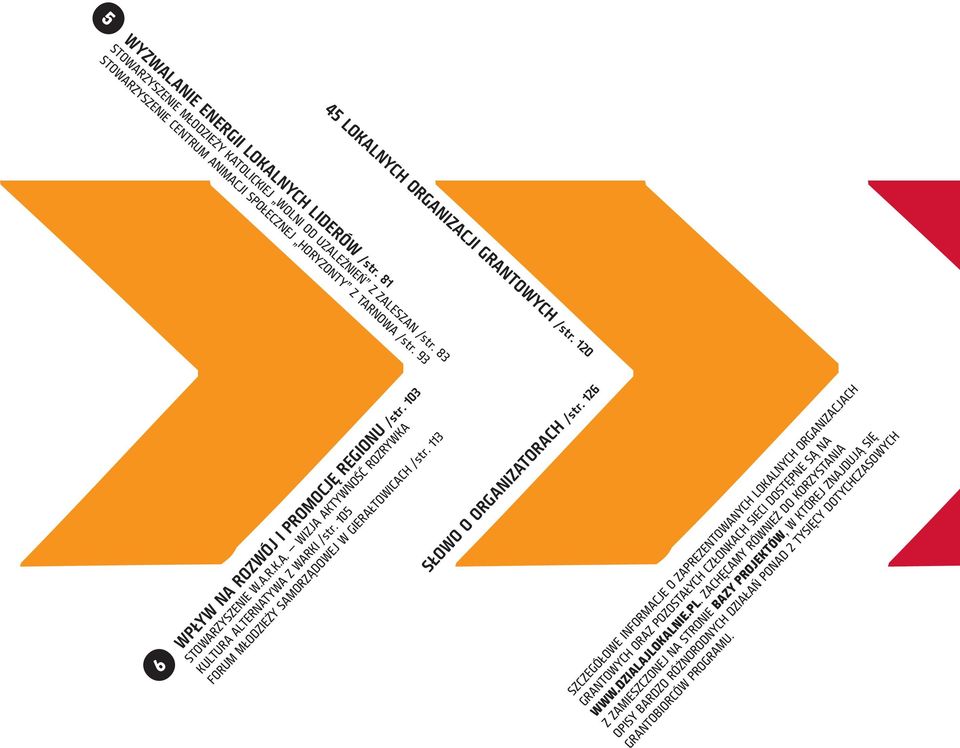 105 FORUM MŁODZIEŻY SAMORZĄDOWEJ W GIERAŁTOWICACH /str. 113 SŁOWO O ORGANIZATORACH /str.