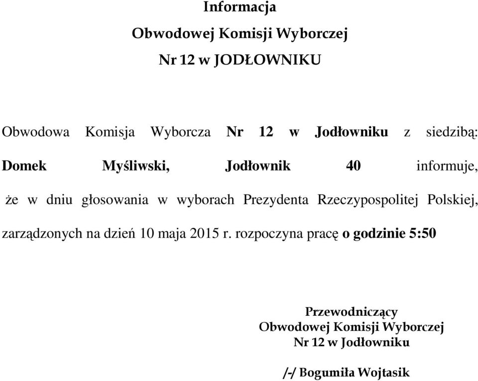 Domek Myśliwski, Jodłownik 40