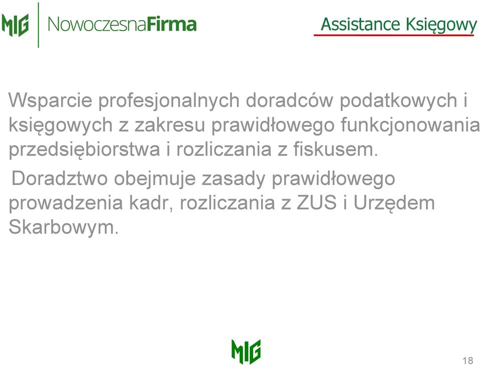 przedsiębiorstwa i rozliczania z fiskusem.