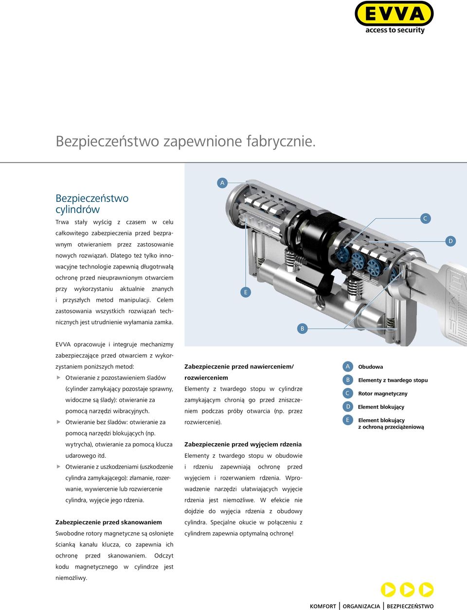 Celem E zastosowania wszystkich rozwiązań technicznych jest utrudnienie wyłamania zamka.