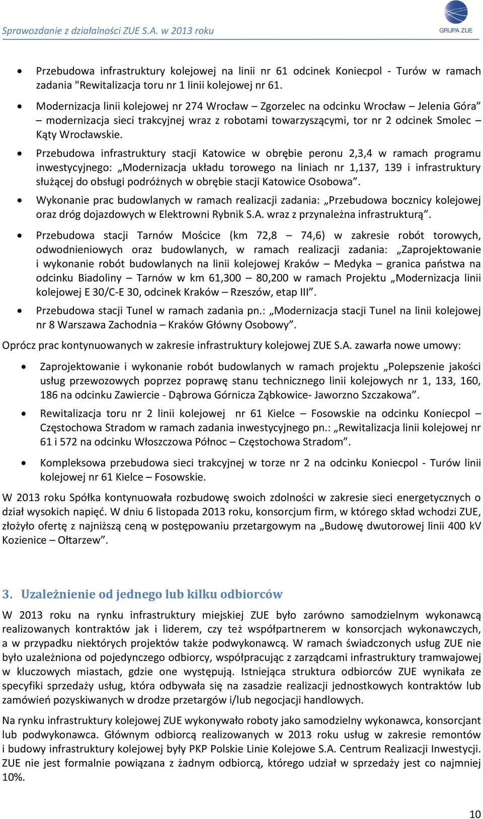 Przebudowa infrastruktury stacji Katowice w obrębie peronu 2,3,4 w ramach programu inwestycyjnego: Modernizacja układu torowego na liniach nr 1,137, 139 i infrastruktury służącej do obsługi