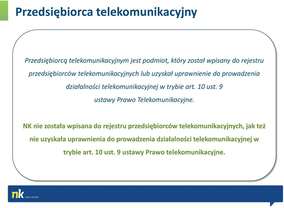 10 ust. 9 ustawy Prawo Telekomunikacyjne.