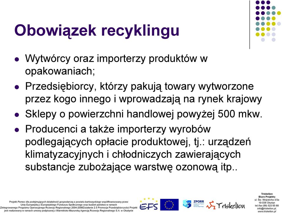 handlowej powyżej 500 mkw.