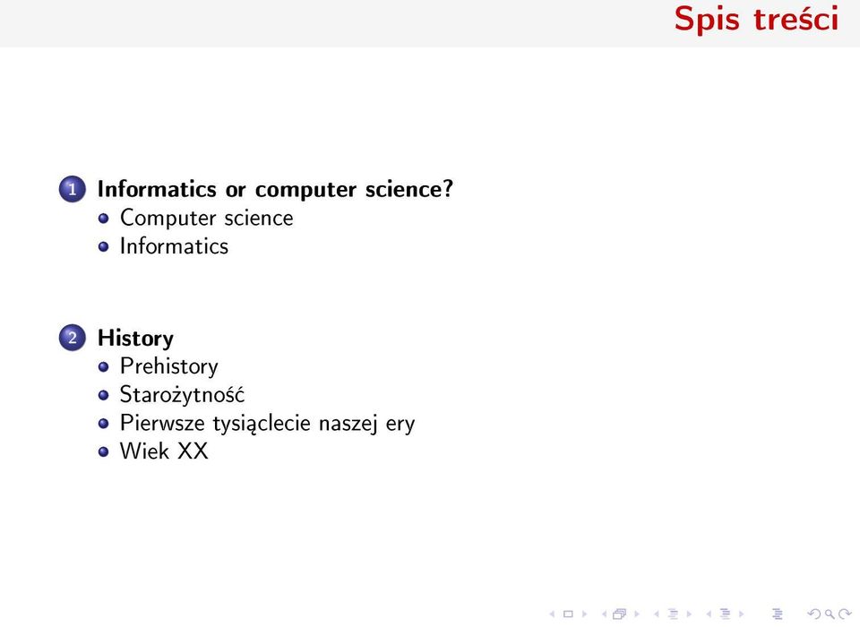 Computer science Informatics 2