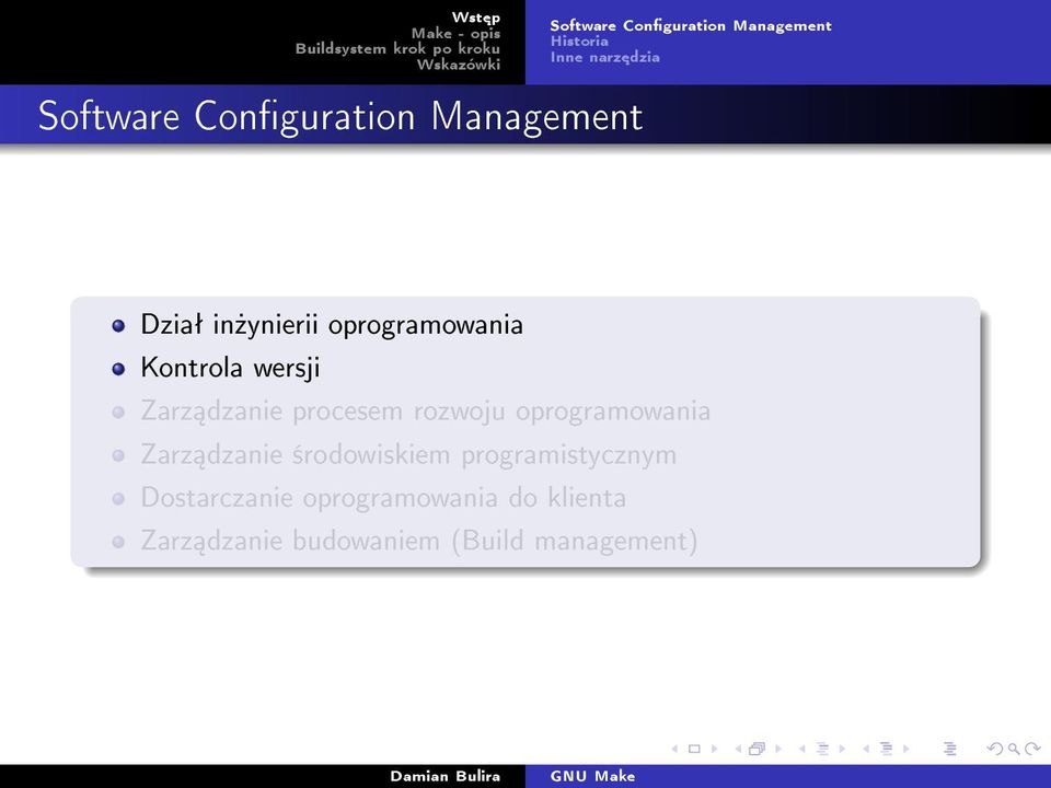 procesem rozwoju oprogramowania Zarz dzanie ±rodowiskiem programistycznym