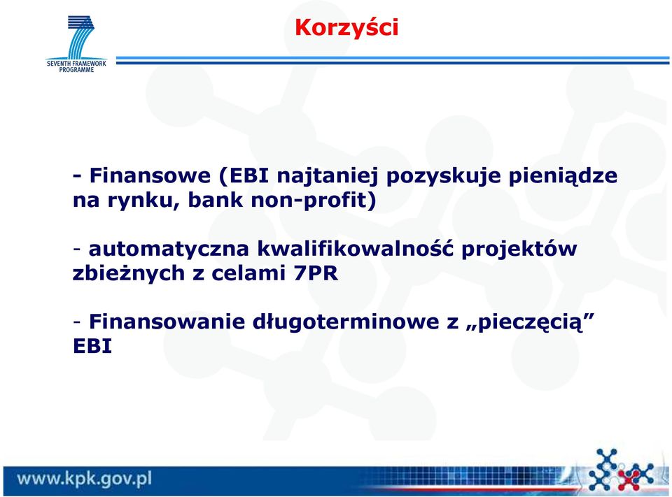 automatyczna kwalifikowalność projektów